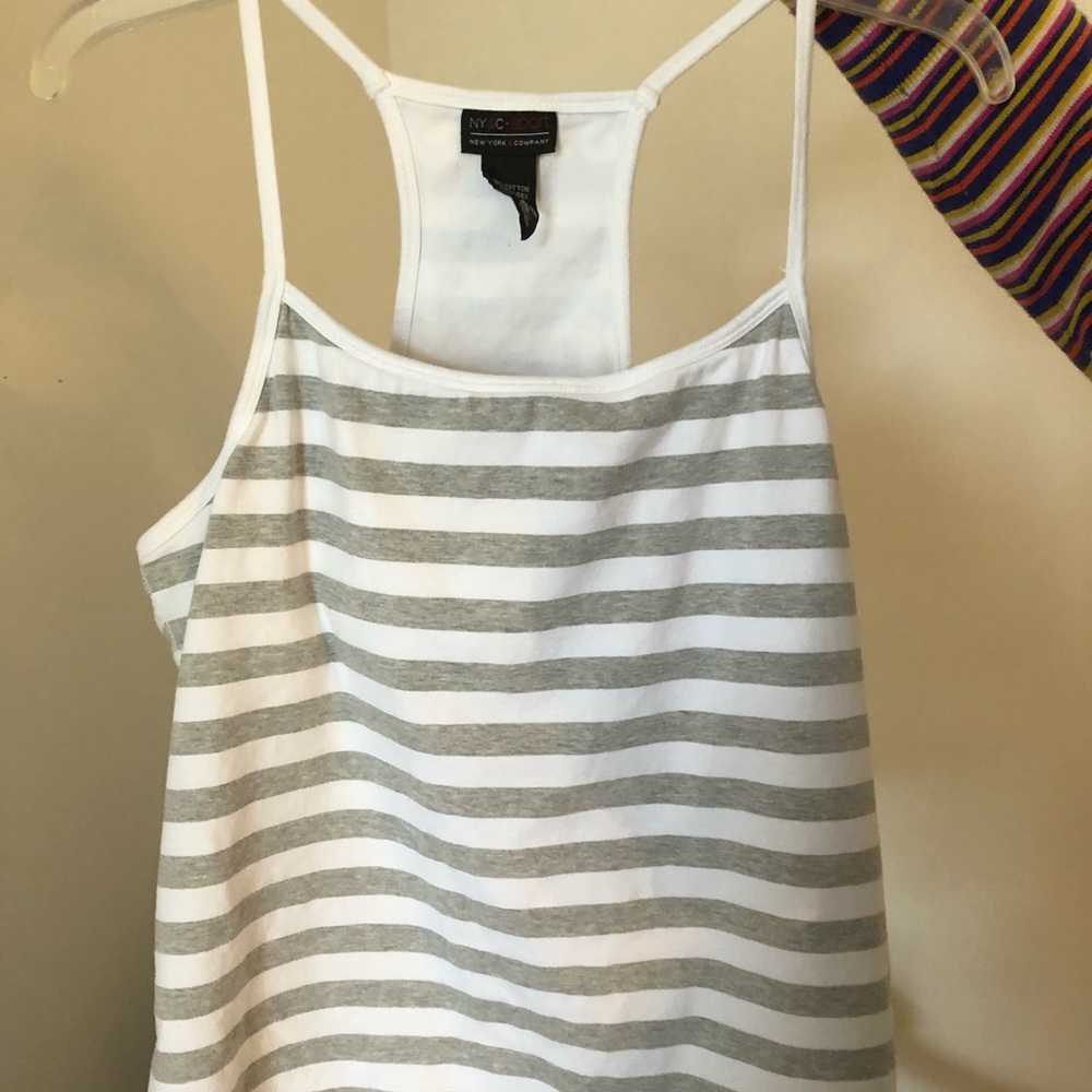 New York & Company tank tops with shelf bra.  Size XL